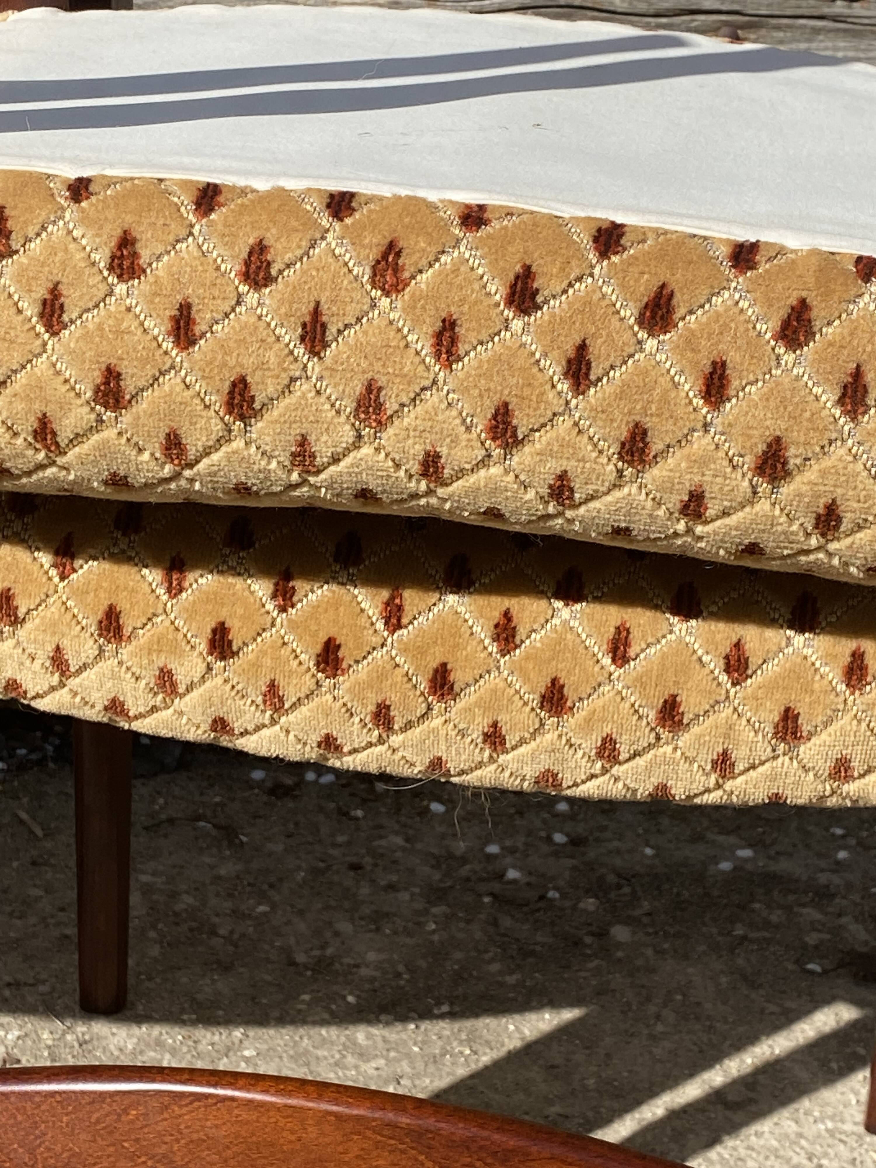 Lot of 6 vintage Scandinavian chairs from the 1950s in rosewood.