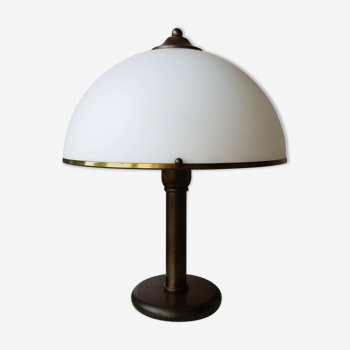 White mushroom table lamp 1970s space age