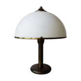 White mushroom table lamp 1970s space age