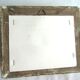 Rectangular frame 19th, carved wood frame, gilded with gold leaf