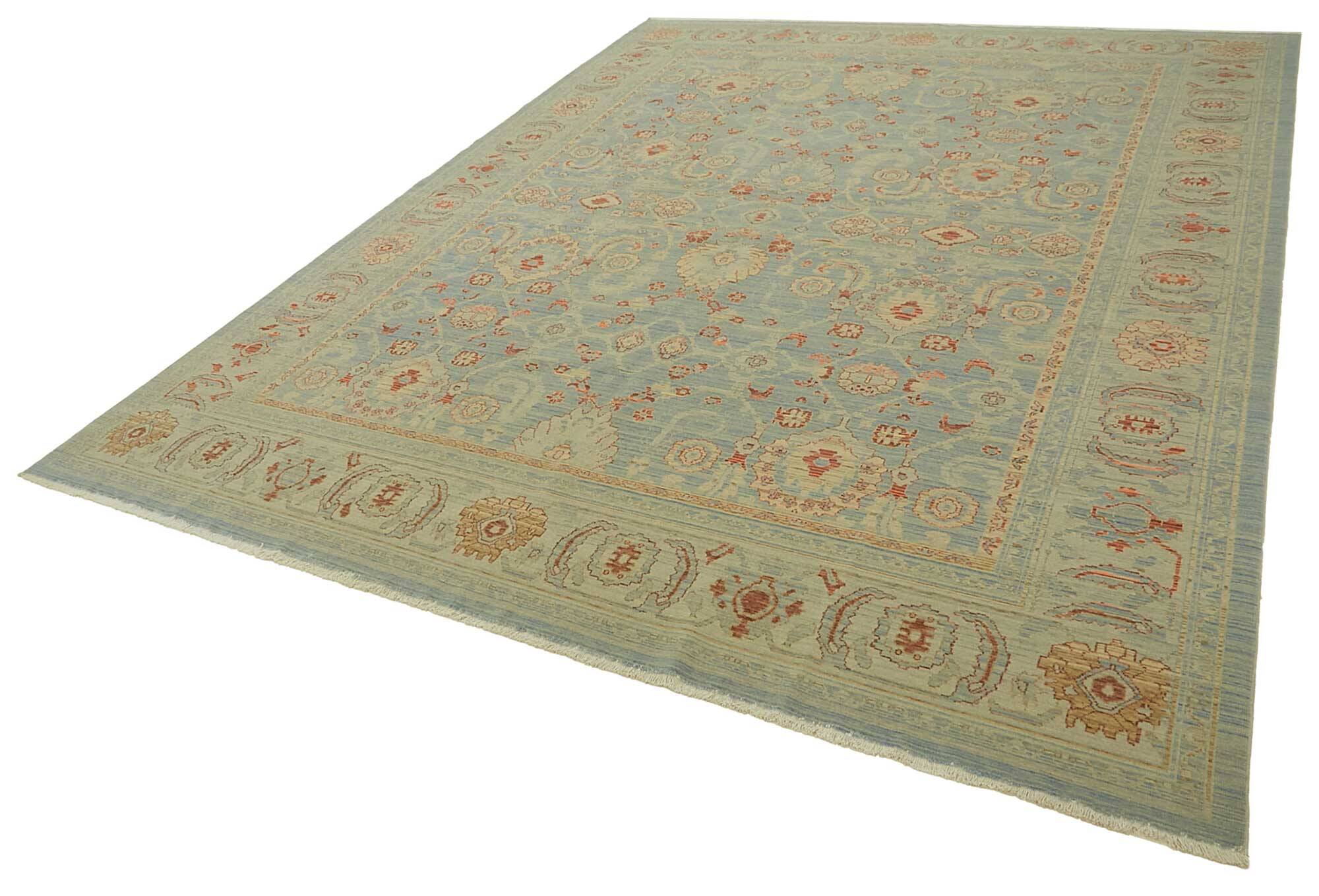 Turkish Handcrafted Loom Oushak Rug 291 cm x 383 cm
