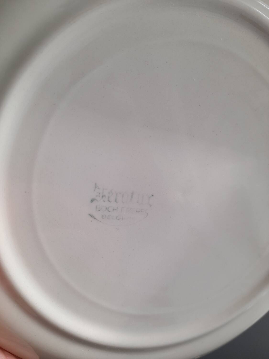 6 Boch Keralux Be-bop 50s dessert plates