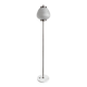 Stilnovo Floor Lamp in Metal, Marble and Opaline Glass, 1950s Rare Decorative