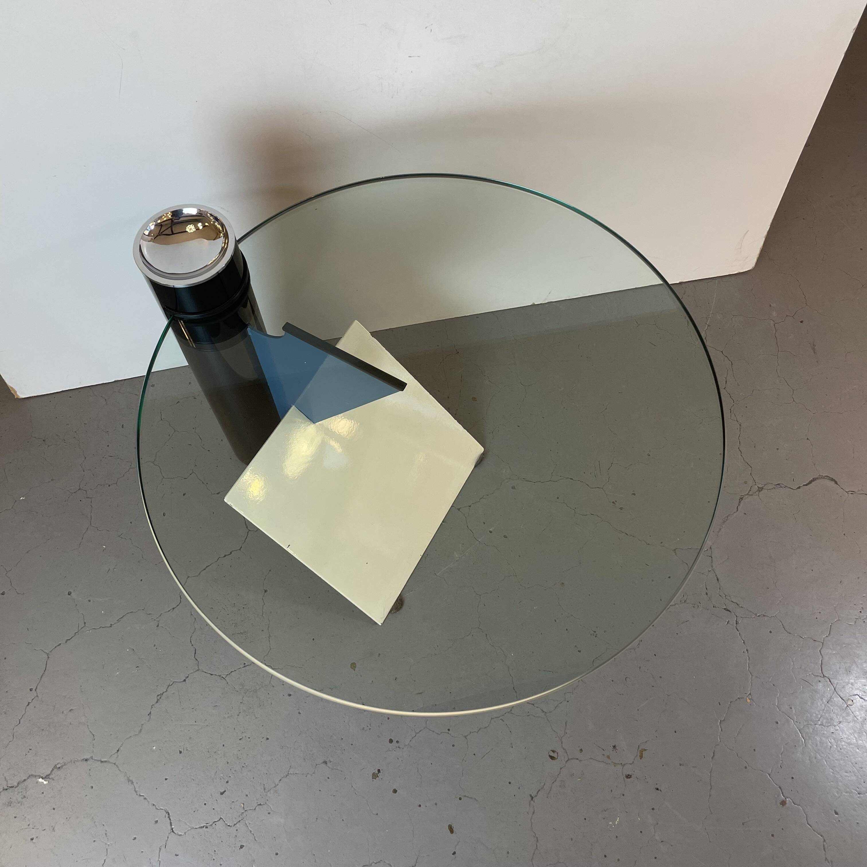 Memphis Postmodern Side Table by Peter Shire for Saporiti, 1980s