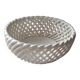 Openwork ceramic basket