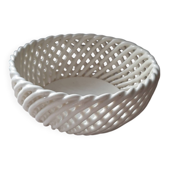 Corbeille en céramique ajourée