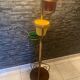 Very beautiful vintage plant stand lamp