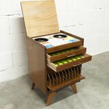 Unique table de chevet jeux 1960 15 jeux complets pieds compas 1960