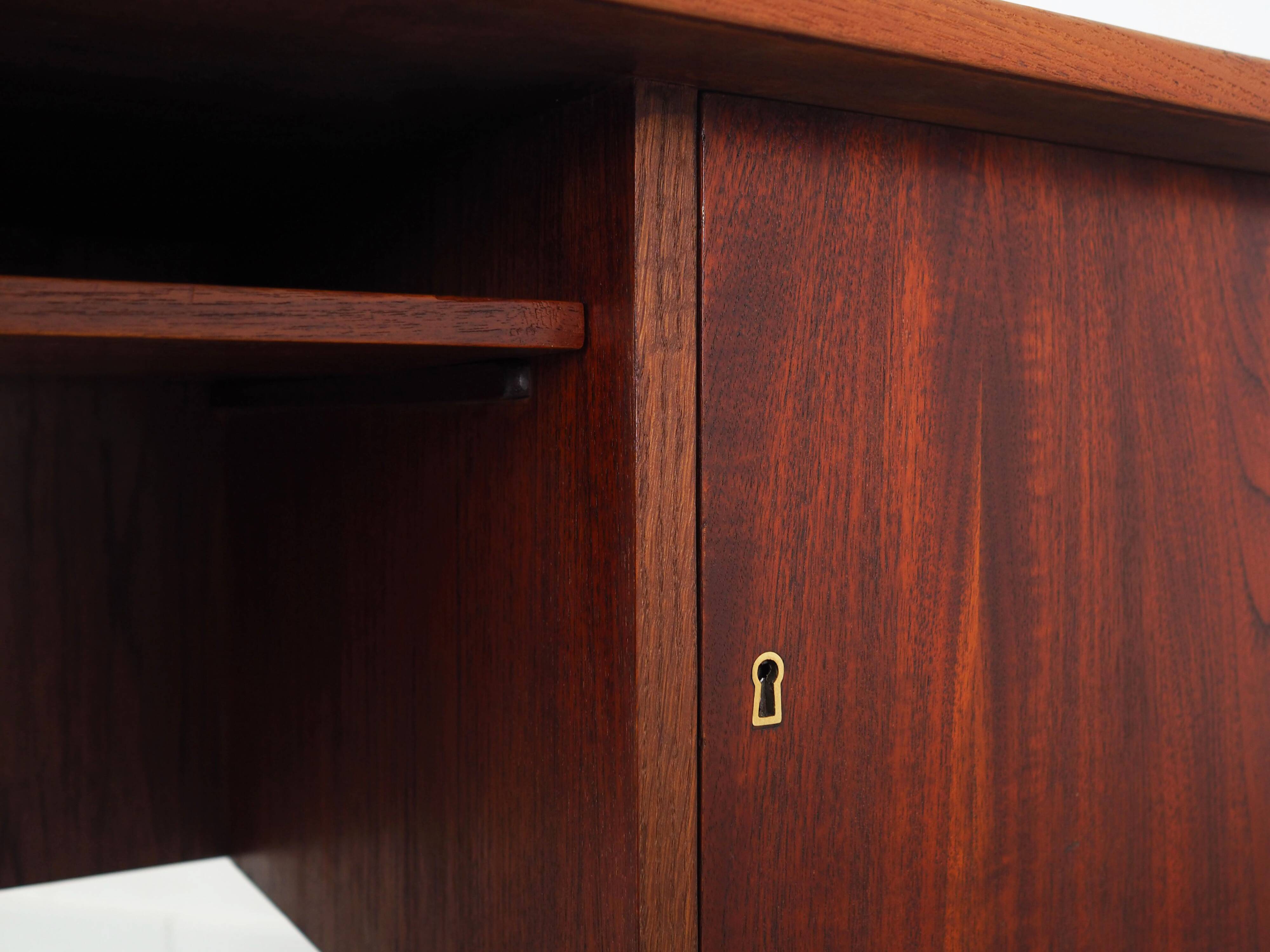 Teak desk, Danish design, 1960s, production: Denmark
