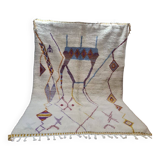 Handmade wool Berber rug 300X200 cm