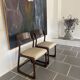 Paire de chaises Baumann modèle traîneau