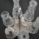 Silver-plated oil and pepper server in Art Deco style.
