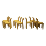 Chairs model 4875 by Carlo Bartoli for Kartell, 1970s, set of 10