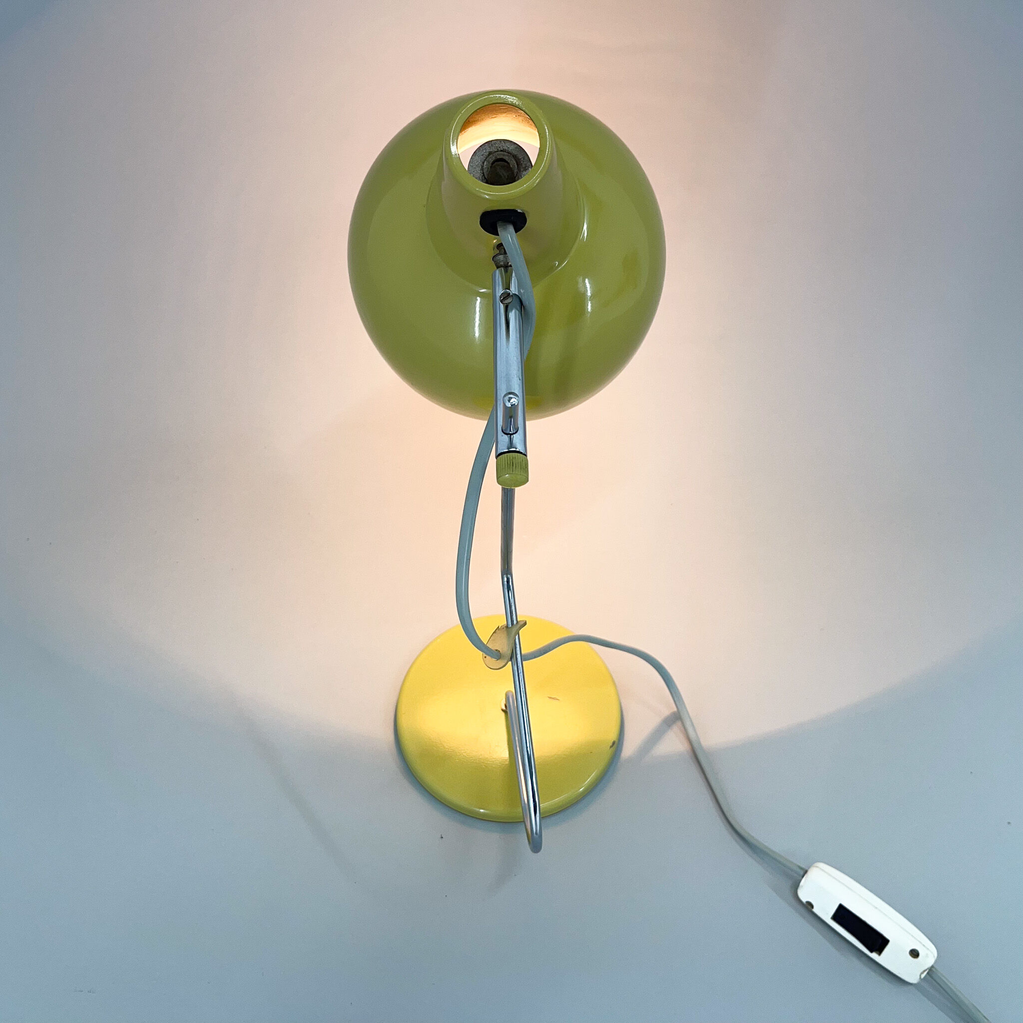 1960's Desk Lamp Designed by Josef Hůrka for Lidokov, Czechoslovakia