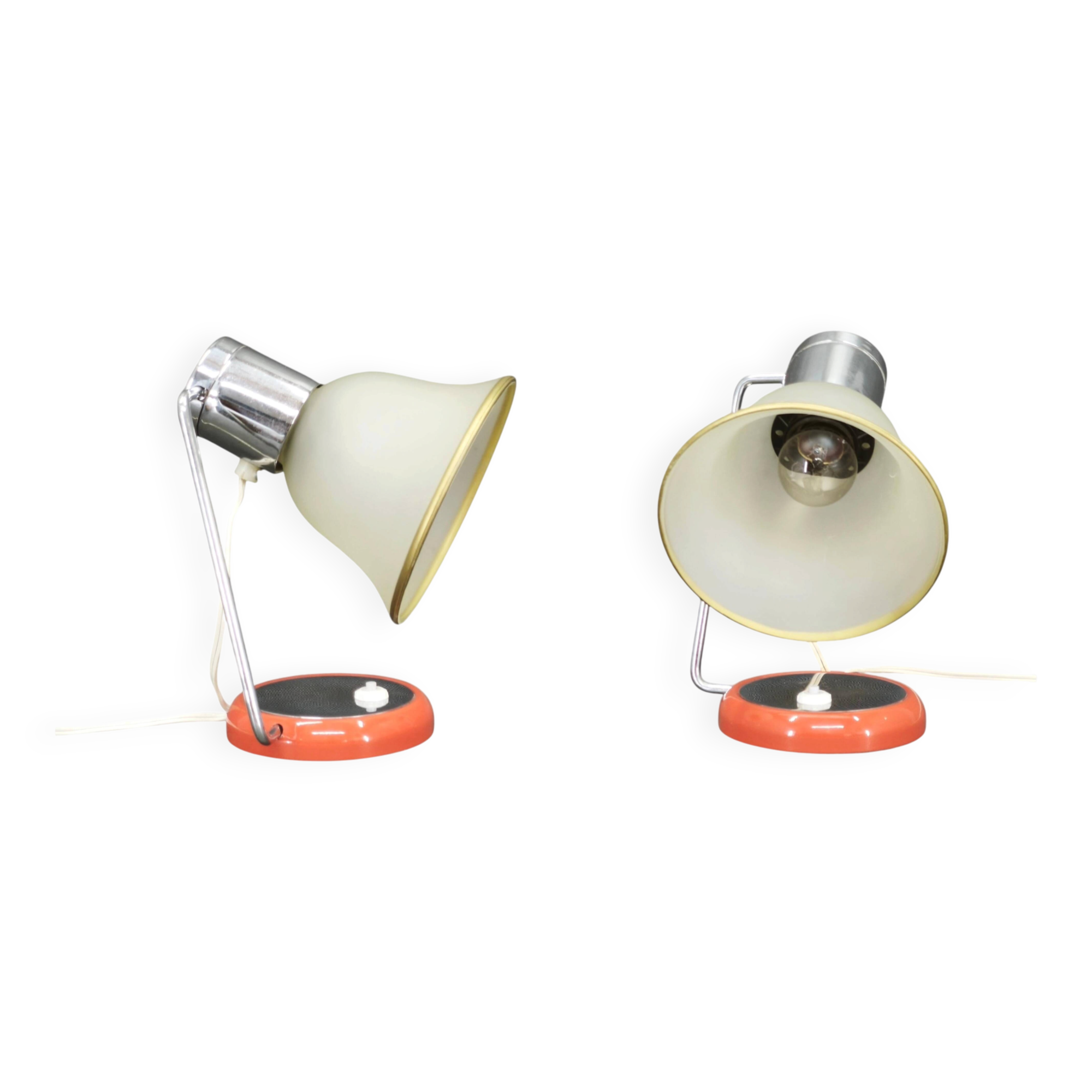 Pair of Drupol Czechoslovak Table Lamps, 1960s