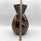 Earthenware vase • Domino collection from Sarreguemines • Vintage 60-70s