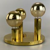 60s brass designer ceiling light