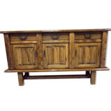Brutalist elm buffet
