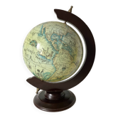 Vintage globe in old style
