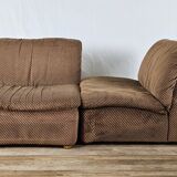 Five-seater corner modular sofa from 70s