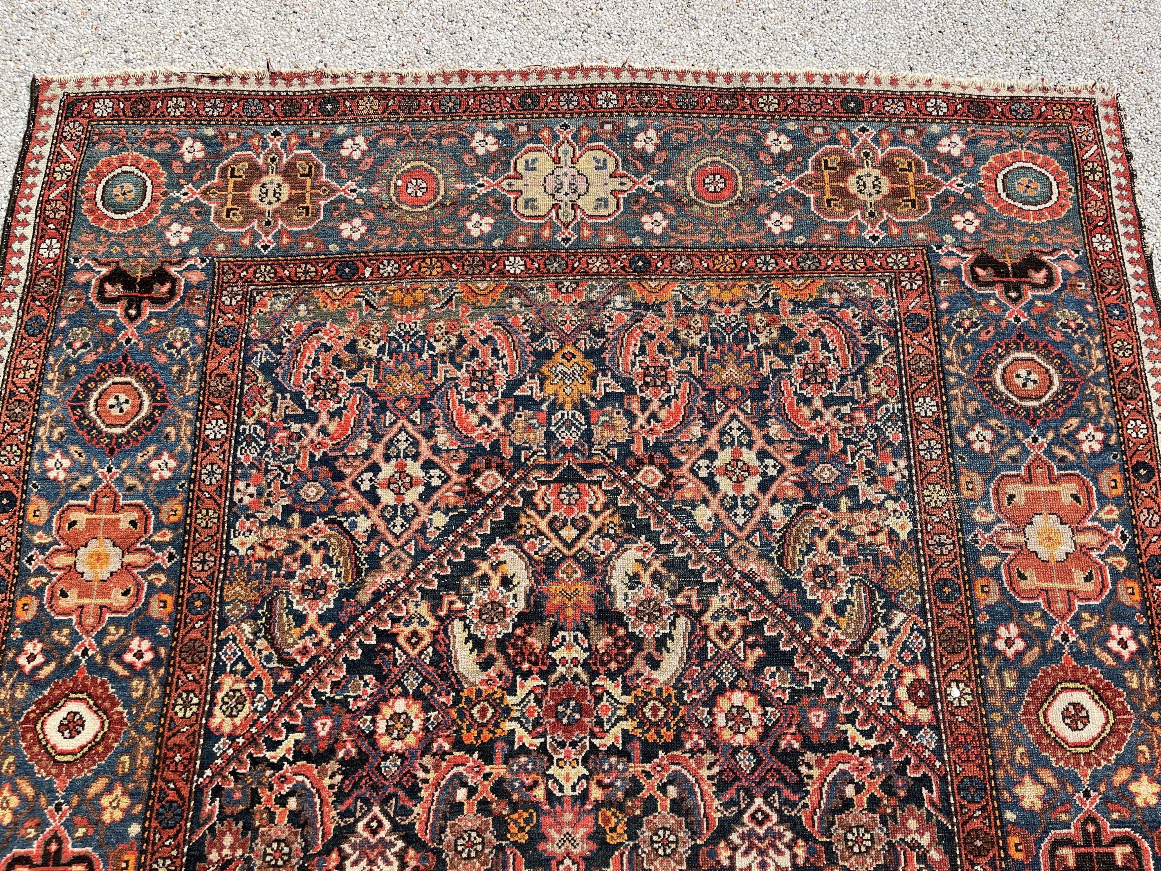 Antique Persian carpet Bakhtiari