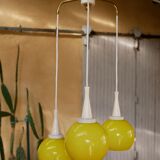 Hanging lamp cascade 3 vintage globes