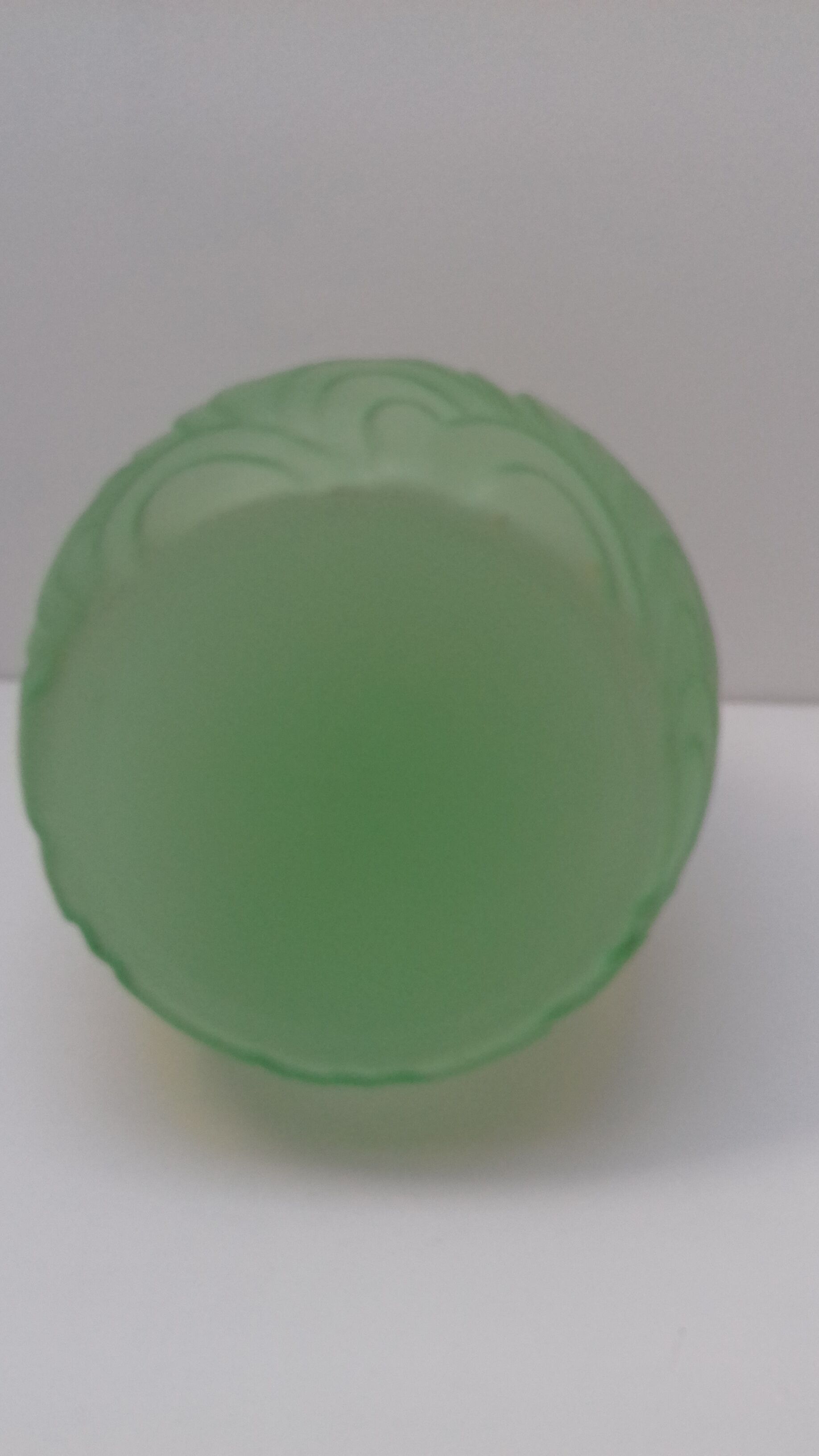 Art deco vase pre-moulded glass