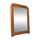 Faux bois antique mirror