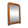 Faux bois antique mirror