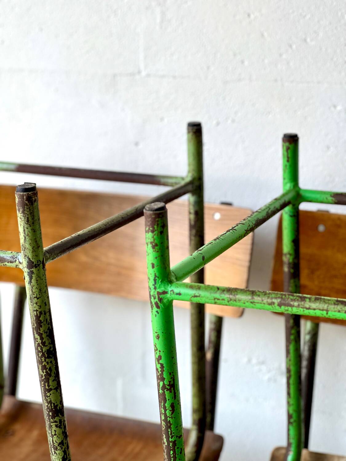 Vintage  School Chairs, set of 4