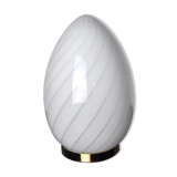 Blown glass egg chandelier, Spain, 1970