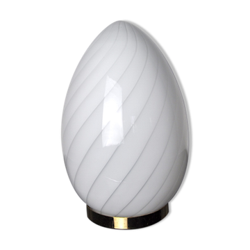 Lampe Oeuf en verre soufflé, Espagne, 1970