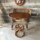 Vintage rattan dressing table 1960