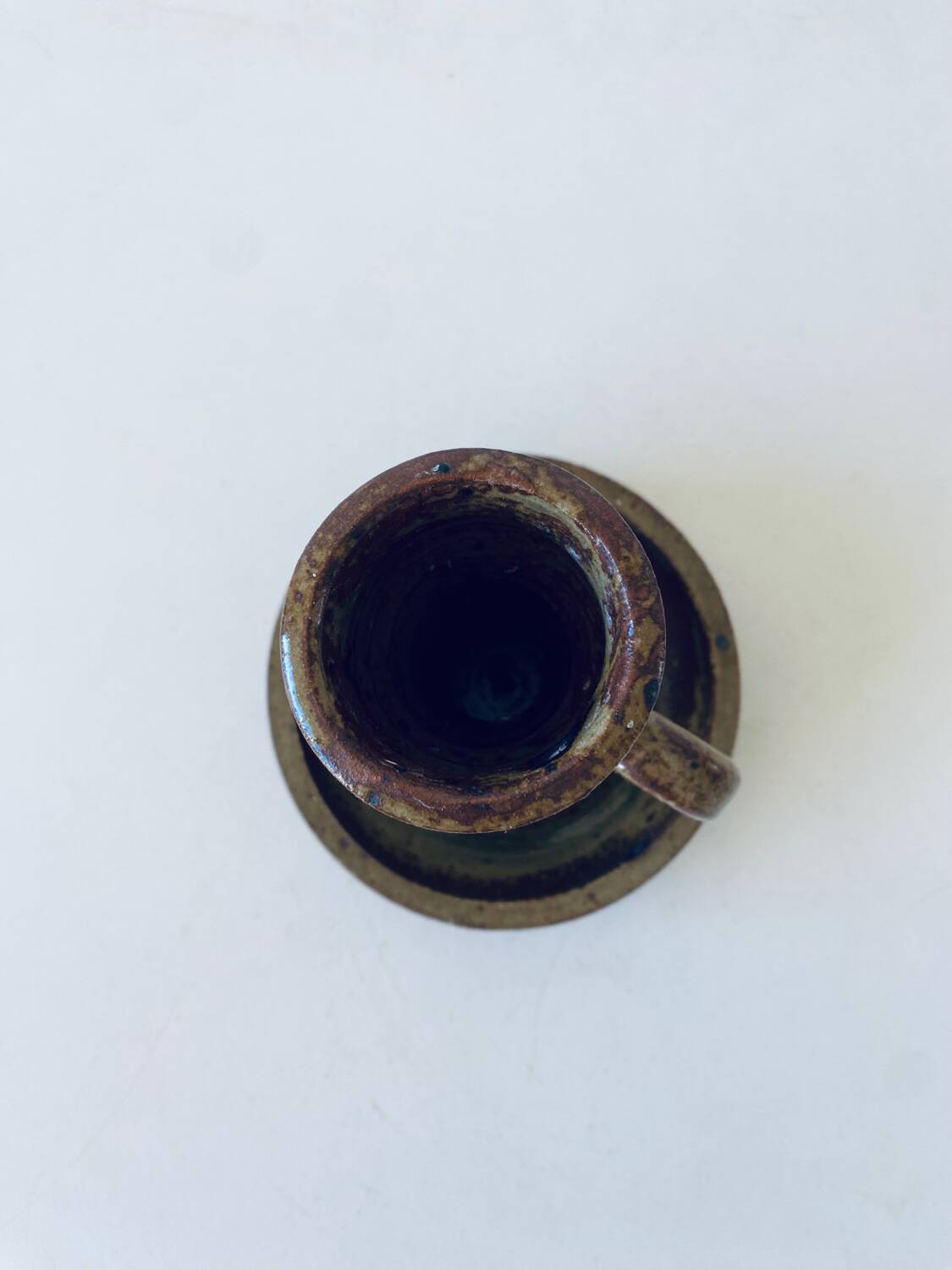 Stoneware candle holder
