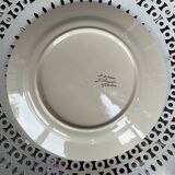 Barbotine dessert plates