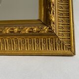 Bevelled mirror with 20th century gold frame - 105x74cm