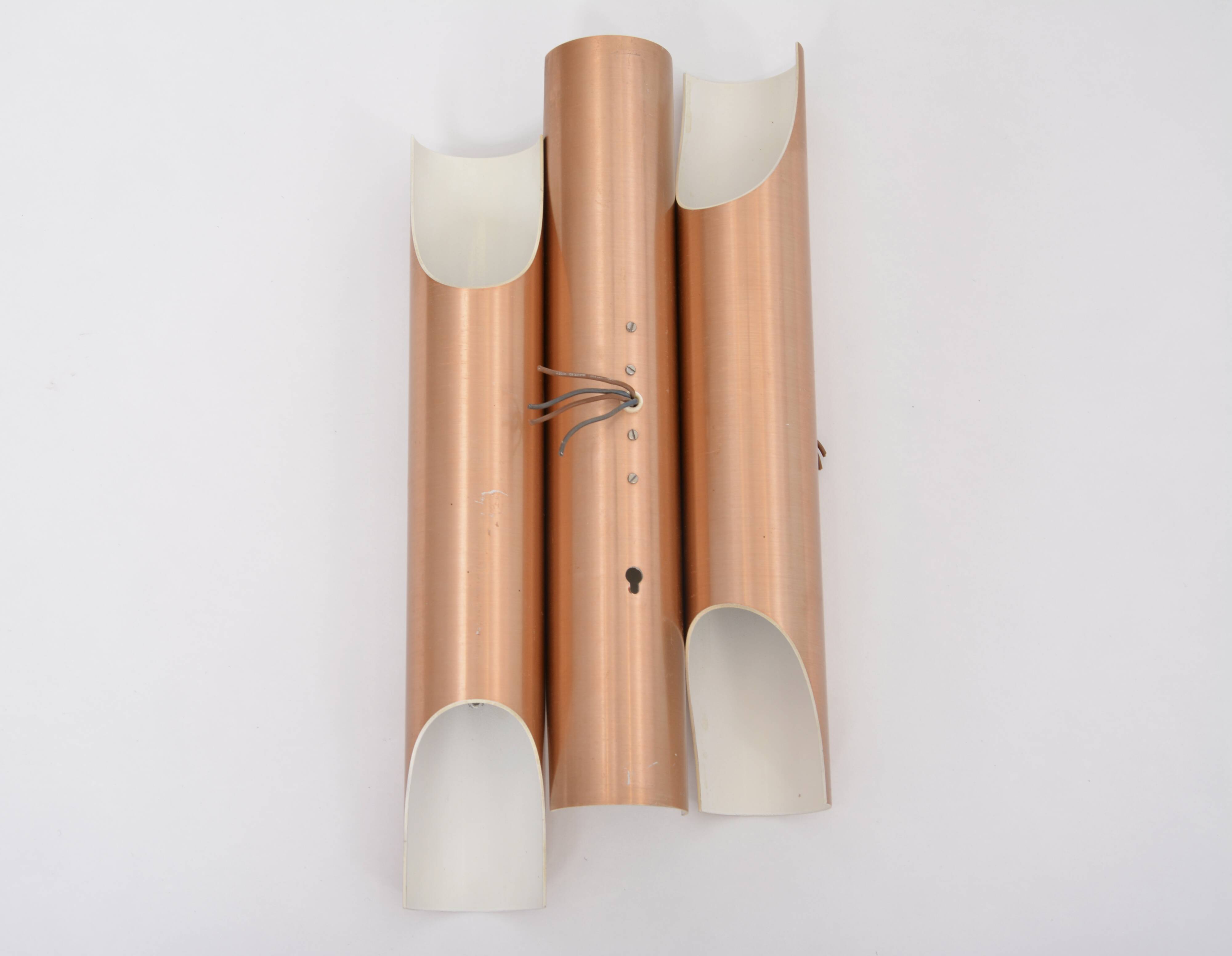 Set of six Midcentury Fuga metal wall light by Maija Liisa Komulainen for Raak