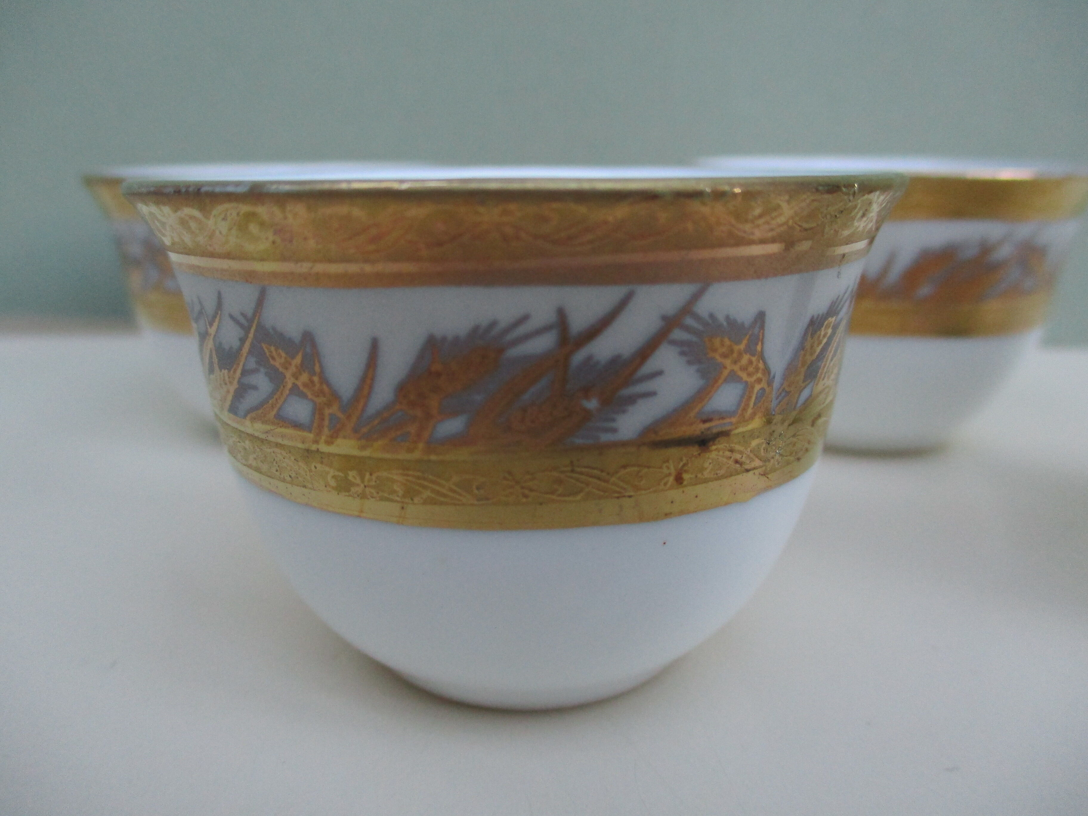 4 mini china bowls china bin gobous gold collection