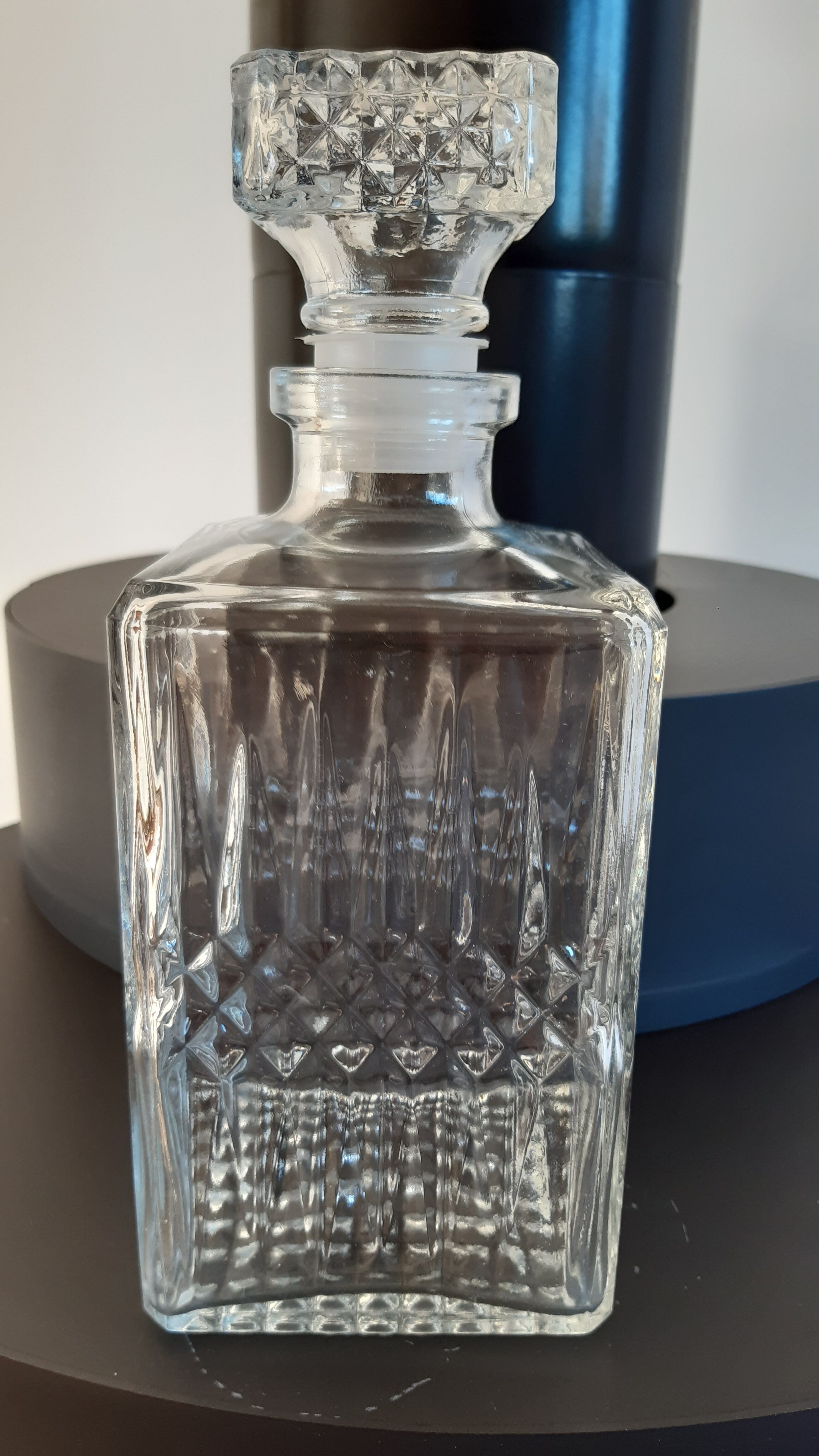 Set carafe and 6 whisky glasses years 60-70