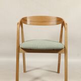 Chaises de salle à manger en bois de chêne, chaises de bureau, personnalisation personnelle