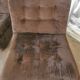 Pair of velvet armchairs from the 70s/80s