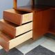 Scandinavian style wood desk 1960s