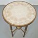Table d'appoint ronde en cuivre Art Déco par P. Cool, 1933