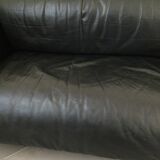 Cini Boeri - Sofa Gradual Lounge Black Leather Knoll/Gavina