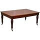 Rare double-sided desk in hardwood by Holland and Sons, Victorian era.