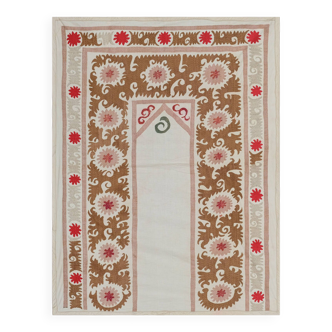 Tapis noué à la main, tapis turc vintage 95x123 cm