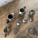René Delavan Art Deco Pewter Teapot Set
