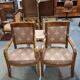 Pair of restoration armchairs