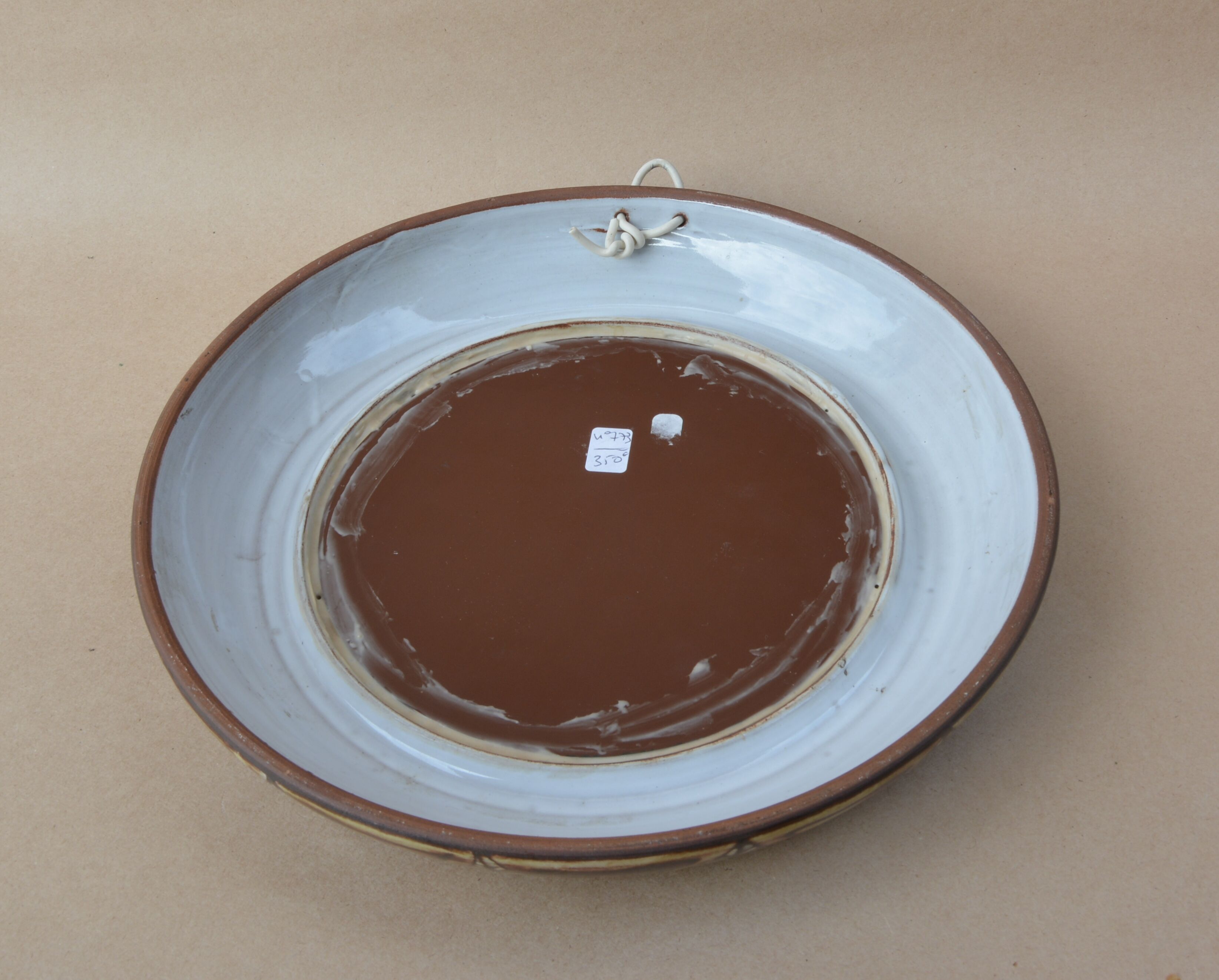 Mirror of the 1950s cooking oven Malarmey 25 x 25 cm