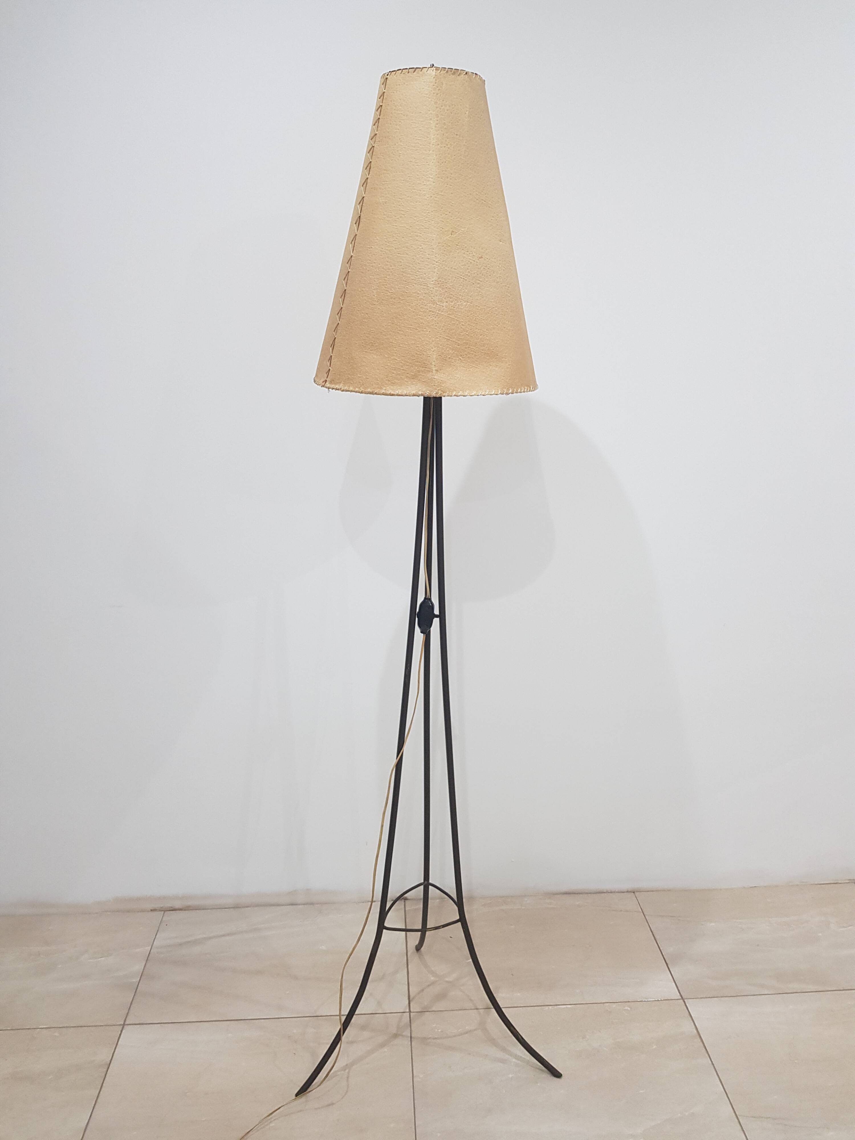 Brutalist Floor Lamp / Austria / 1940s.